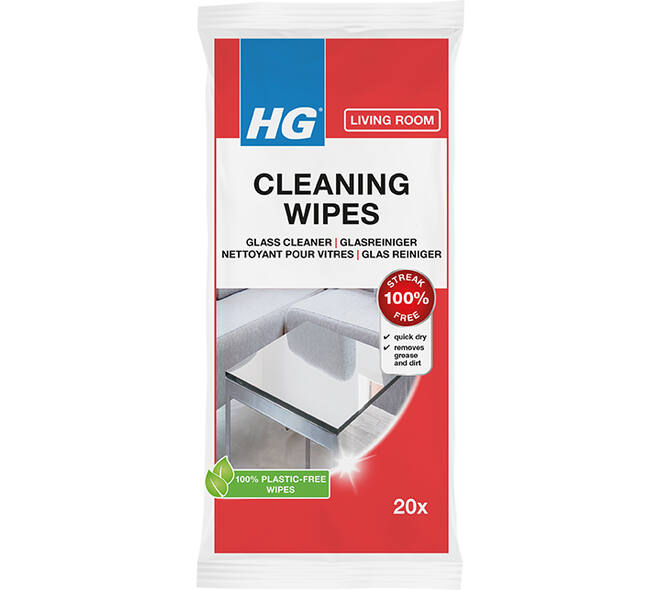 HG Glasreiniger Wipes 20 st