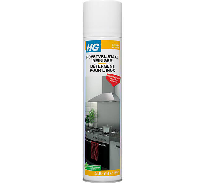 HG Roestvrijstaal Reiniger 300 ml