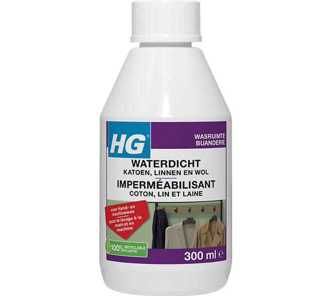 HG Waterdicht Katoen, Linnen, Wol & Gemengde Textielsoort 300 ml