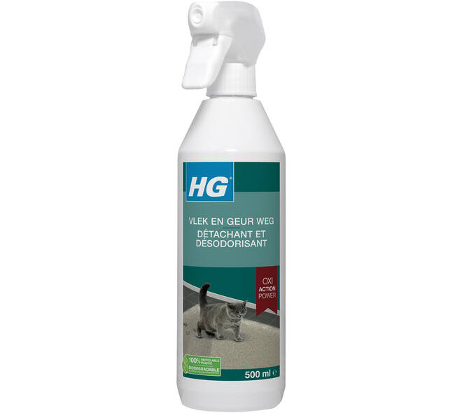 HG Vlek & Geur Weg Voor Katten 500 ml