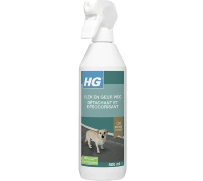 HG Vlek & Geur Weg Voor Honden 500 ml