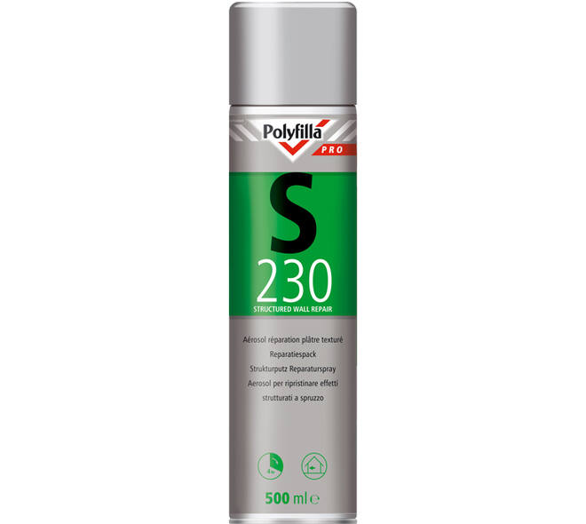Polyfilla Pro S230 Reparatiespack Spray 500 ml