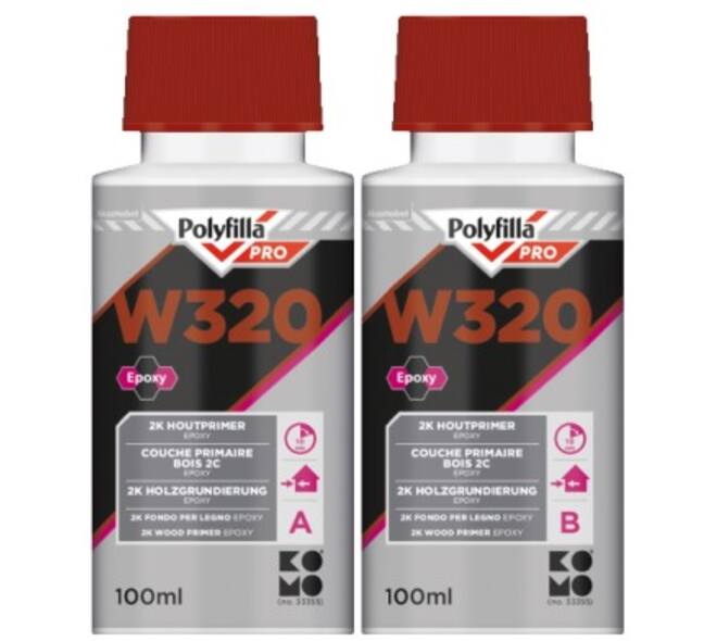 Polyfilla Pro W320 2K Univ. Hout 200 ml