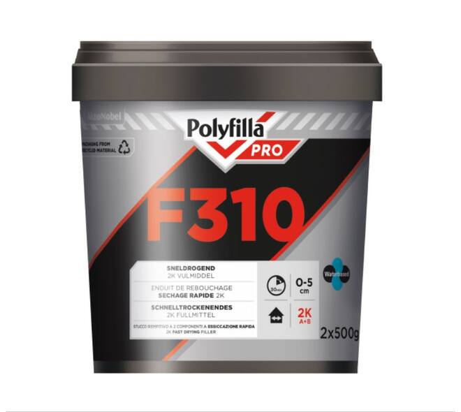 Polyfilla Pro F310 2K Vulmiddel 1 kg