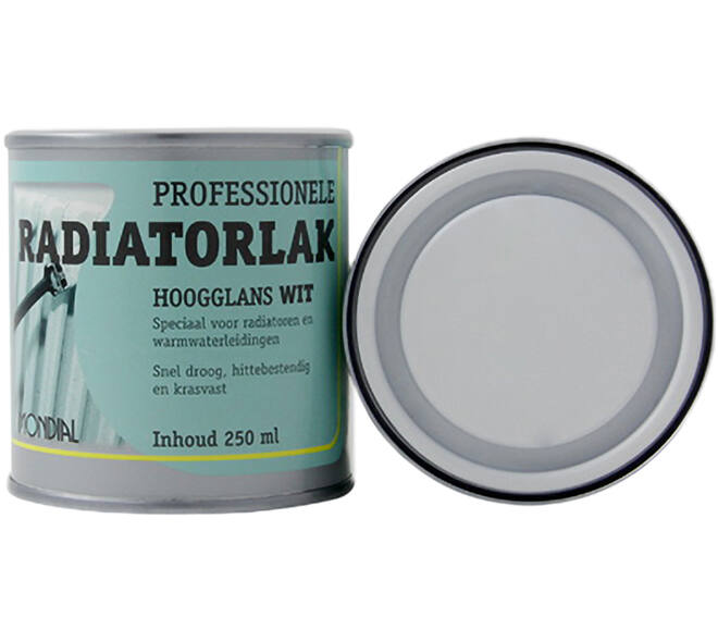 Mondial Radiatorlak Wit 250 ml
