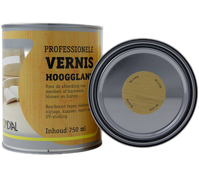Mondial Vernis Blank Hoogglans 750 ml