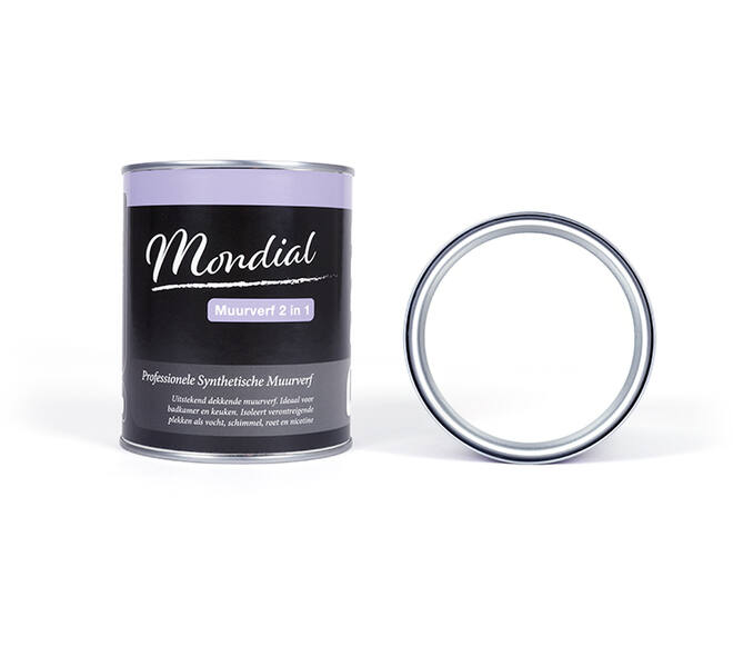 Mondial Synthetisch Muurverf Wit 750 ml