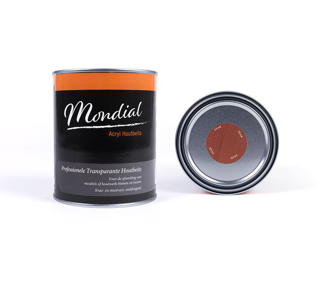 Mondial Transparante Houtbeits Acryl Teak 750 ml