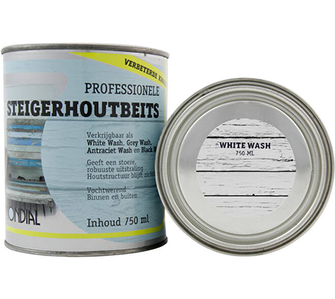 Mondial Steigerhout White Wash 750 ml