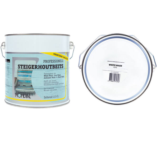 Mondial Steigerhout White Wash 2,5 L