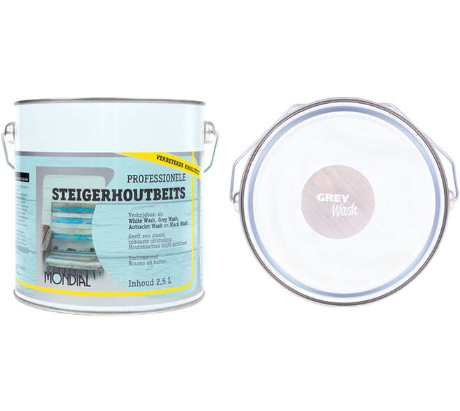 Mondial Steigerhout Grey Wash 2,5 L