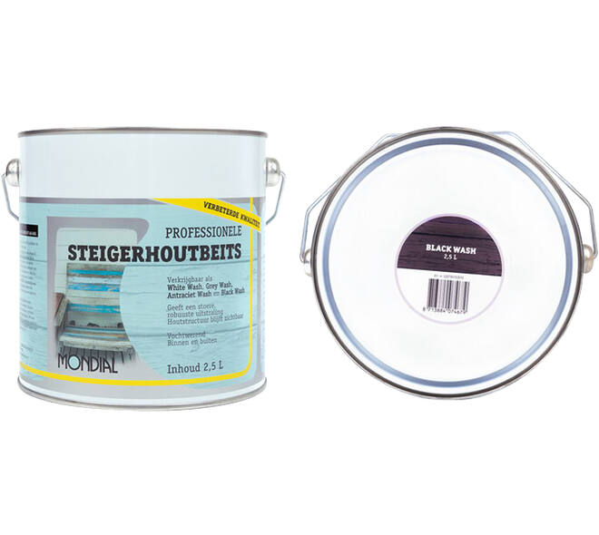 Mondial Steigerhout Black Wash 2,5 L