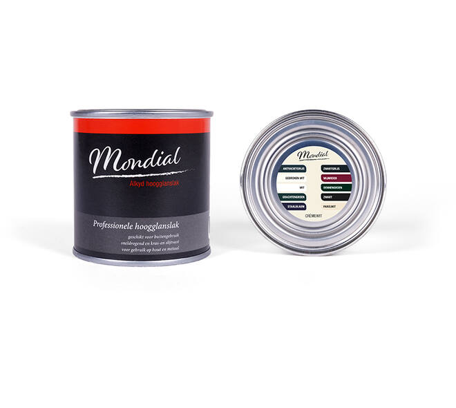 Mondial Hoogglans RAL9001 Creme Wit (Alkyd) 250 ml