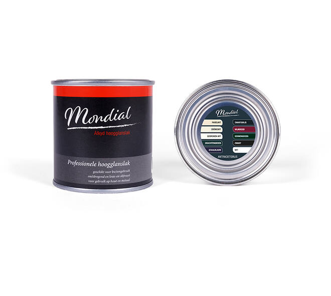 Mondial Hoogglans RAL7016 Antraciet Grijs (Alkyd) 250 ml