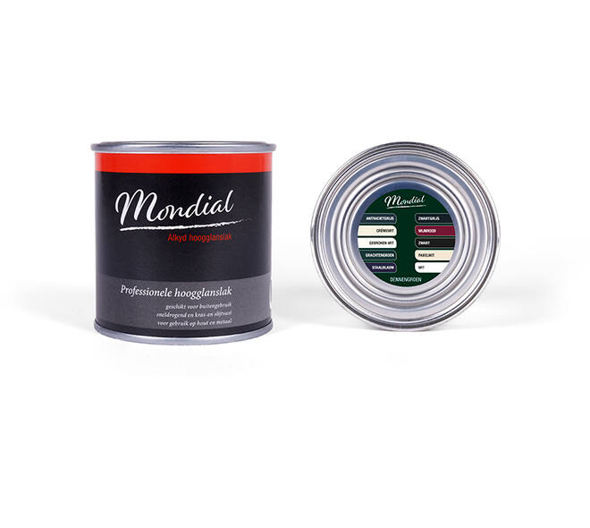 Mondial Hoogglans RAL6009 DennenGroen (Alkyd) 250 ml