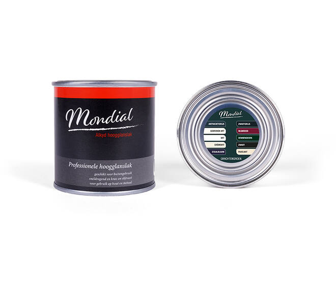 Mondial Hoogglans Grachtengroen (Alkyd) 250 ml