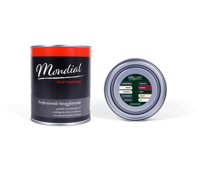 Mondial Hoogglans RAL6009 DennenGroen (Alkyd) 750 ml