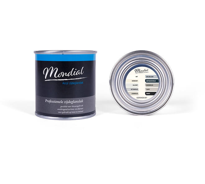 Mondial Zijdeglans RAL9010 Gebroken Wit 250 ml