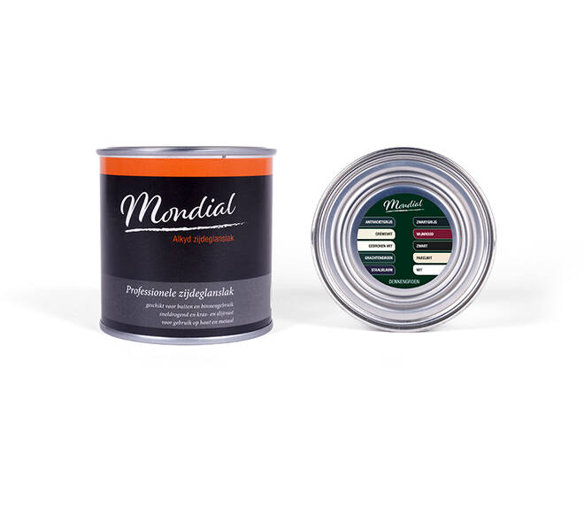 Mondial Zijdeglans Alkyd RAL6009 Dennengroen 250 ml