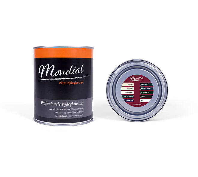 Mondial Zijdeglans Alkyd RAL9010 Gebroken Wit 750 ml
