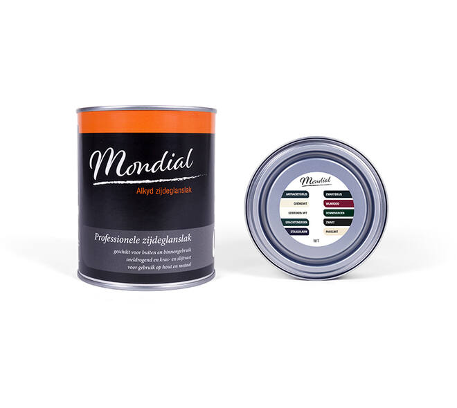 Mondial Zijdeglans Alkyd RAL9016 Wit 750 ml