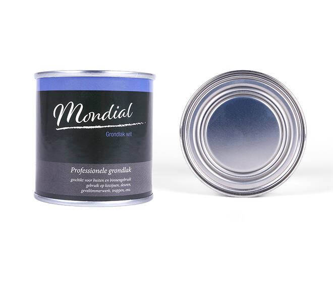Mondial Grondlak Synthetisch Wit 250 ml