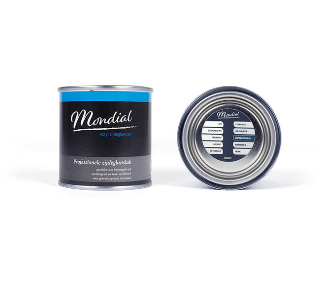 Mondial Zijdeglans RAL9005 Zwart 250 ml