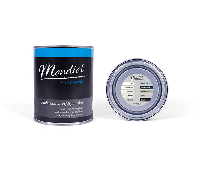 Mondial Zijdeglans Beton Grijs 750 ml