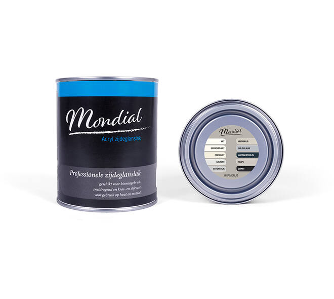 Mondial Zijdeglans Warmgrijs 750 ml