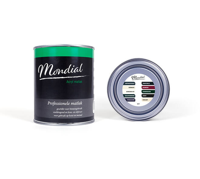 Mondial Mat RAL9016 Wit 750 ml