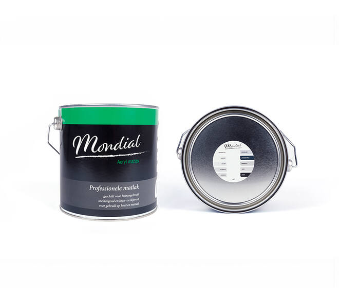 Mondial Mat RAL9016 Wit 2,5 L
