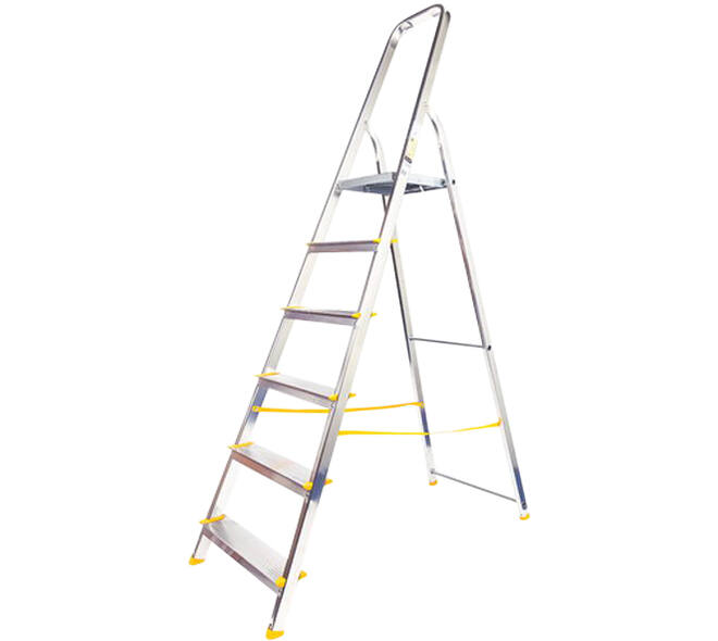 VEBA Huishoudtrap Aluminium 6-Tree