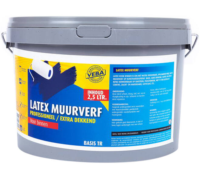 Mondial Latex Muurverf Extra Dekkend Basis Tr 2,5 L