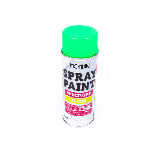 Mondial Spray Paint Fluor Groen 400 ml