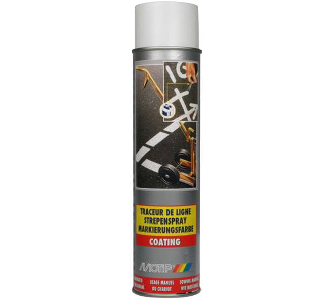 Motip Marking Spray 600 ml Wit 222 Tbv Spraywagen