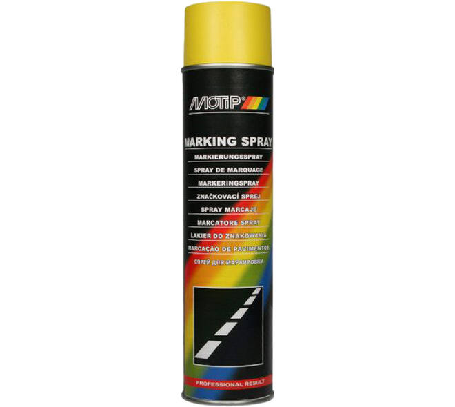 Motip Marking Spray 600 ml Geel 223 Tbv Spraywagen