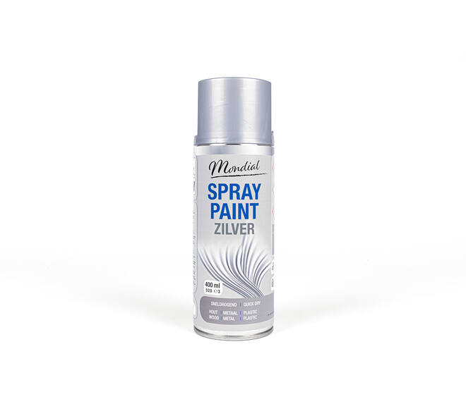 Mondial Spray Paint Ral 9006 Zilver 400 ml