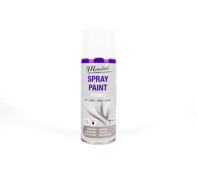 Mondial Spray Paint Primer Wit 400 ml