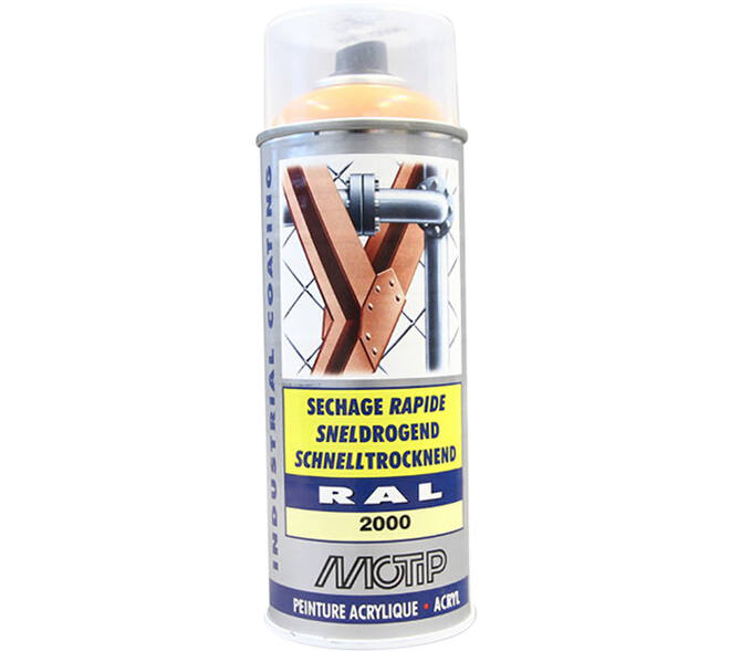 Motip Aircraft Industrie Kombi 400 ml Ral 2000 Geel Oranje