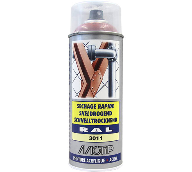 Motip Aircraft Industrie Kombi 400 ml Ral 3011 Bruin Rood