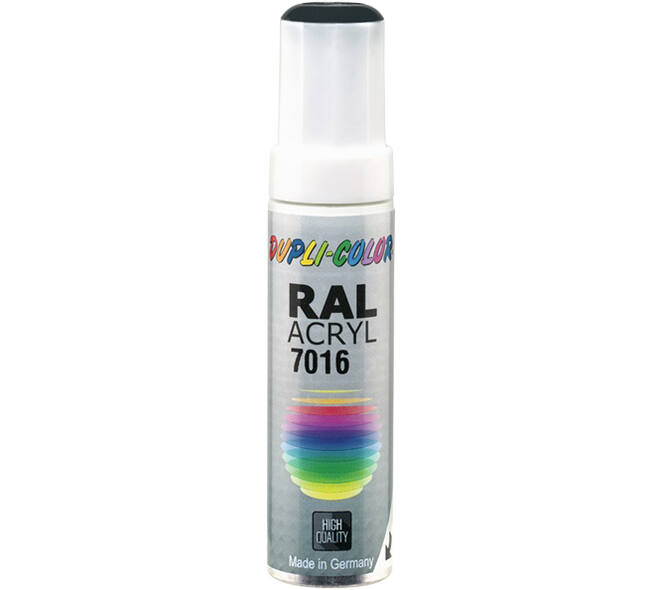 Motip Acryl Lak Kwastje Antraciet grijs Ral 7016 Inhoud 12 ml