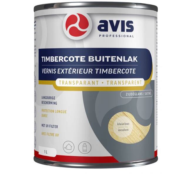 Avis Timbercote Blank Lak Zijdeglans 1 L