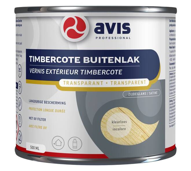 Avis Timbercote Blank Lak Zijdeglans 500 ml