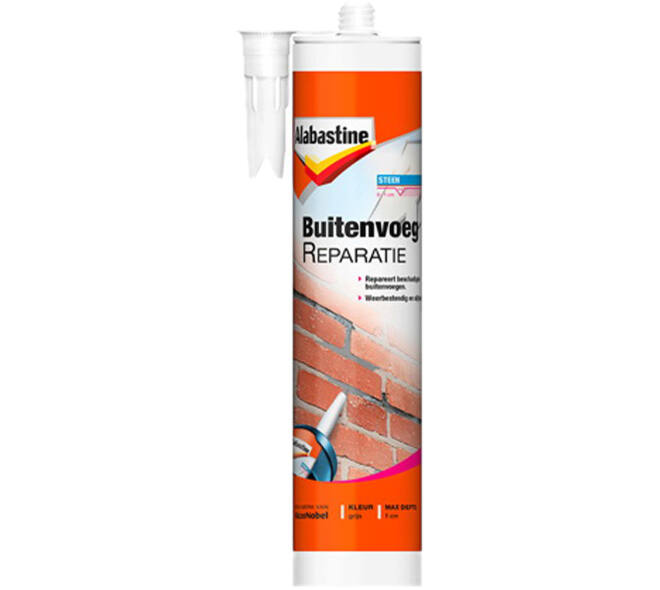 Alabastine Buitenvoegeparatie Grijs 310 ml