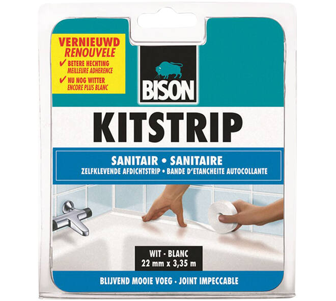 Bison Kitstrip Sanitair Wit 22 mm x 3.35M