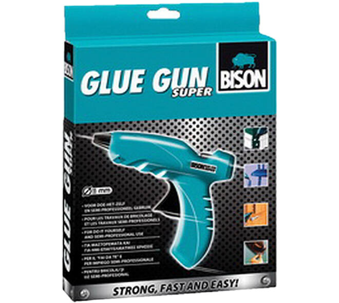 Bison Glue Gun Super Blister