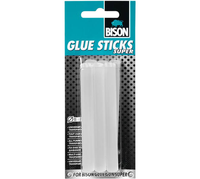 Bison Glue Sticks Super Transparant 6 x 11 mm