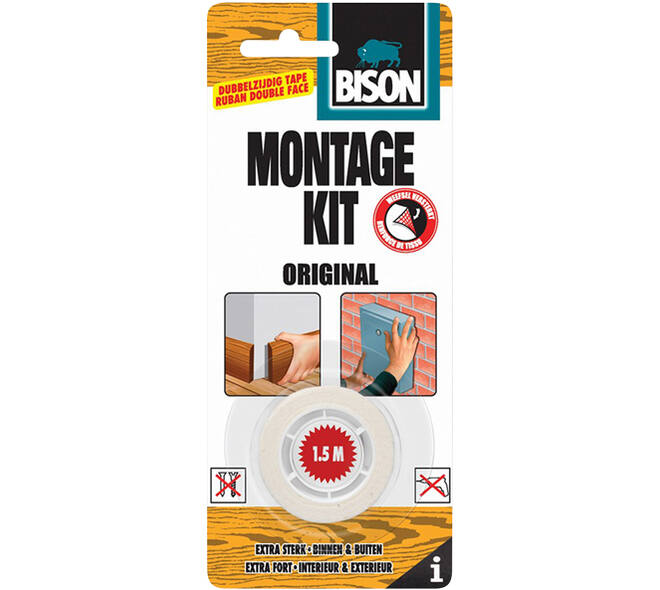 Bison Montage Kit Tape Original 1,5 m x 19 mm