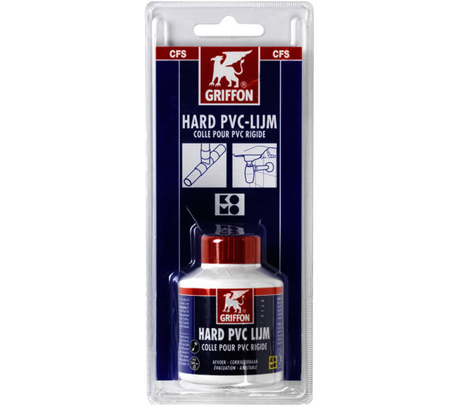 Bison Hard Pvc Lijm Komo 100 ml Flacon Met Kwast