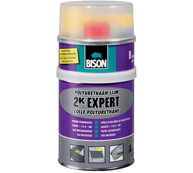 Bison 2K Expert Polyurethaanlijm Set 900 g